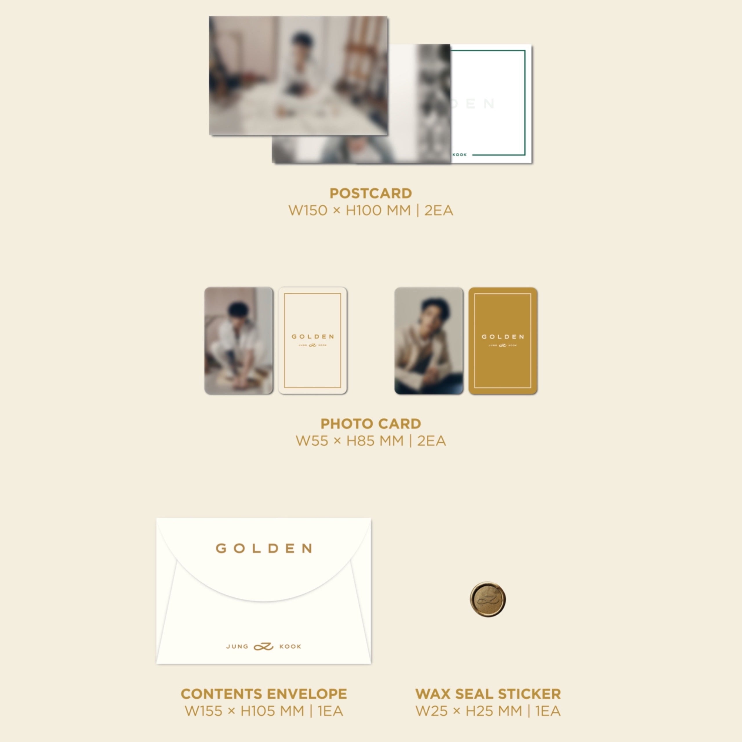 BTS JUNGKOOK - GOLDEN Vinyl LP Version – K-STAR