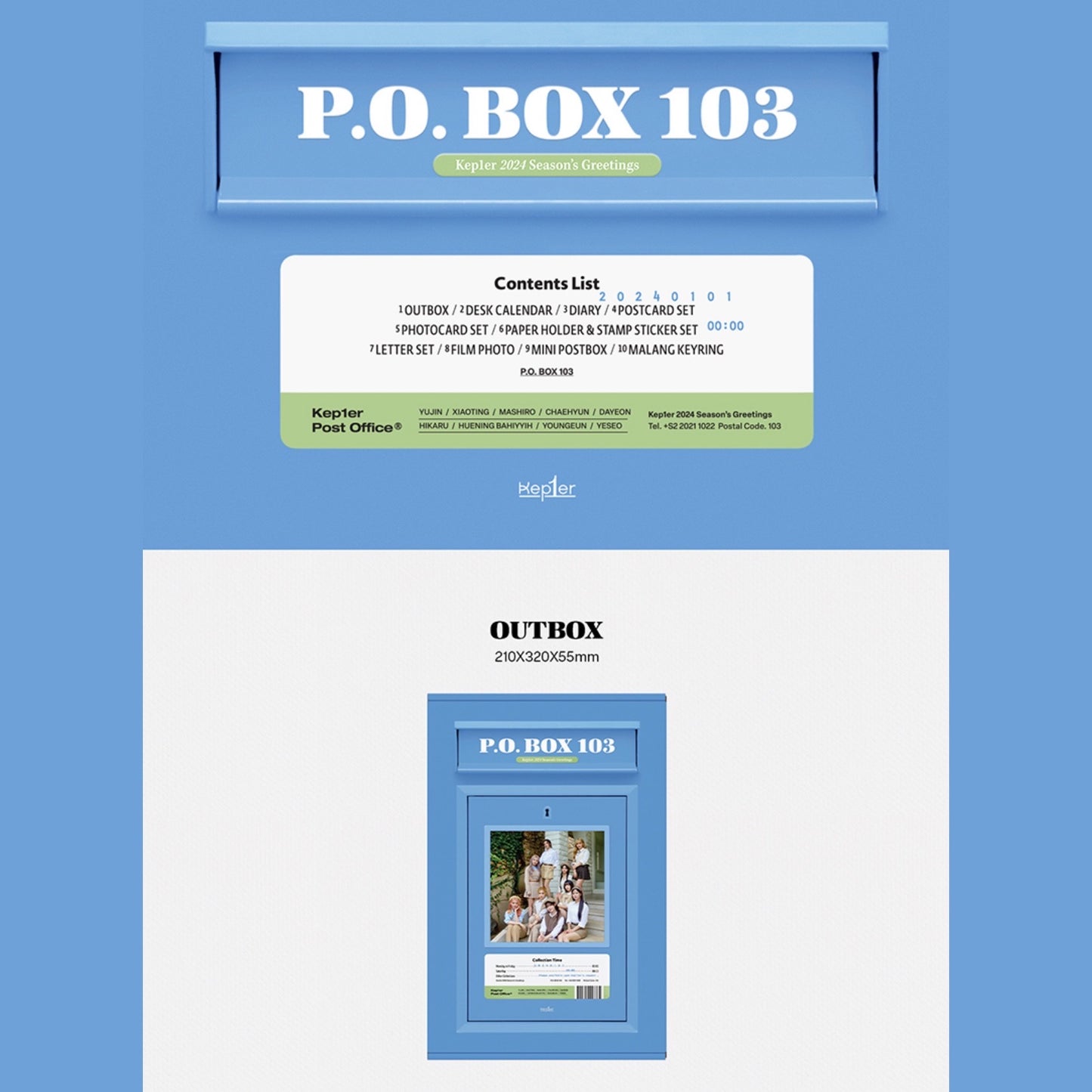 KEP1ER - P.O BOX 103 Official Season's Greetings 2024