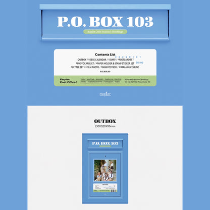 KEP1ER - P.O BOX 103 Official Season's Greetings 2024