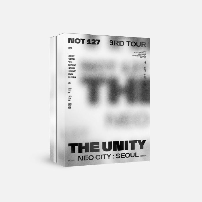 NCT 127 - 3RD TOUR THE UNITY NEO CITY: SEOUL DVD / DIGITAL CODE