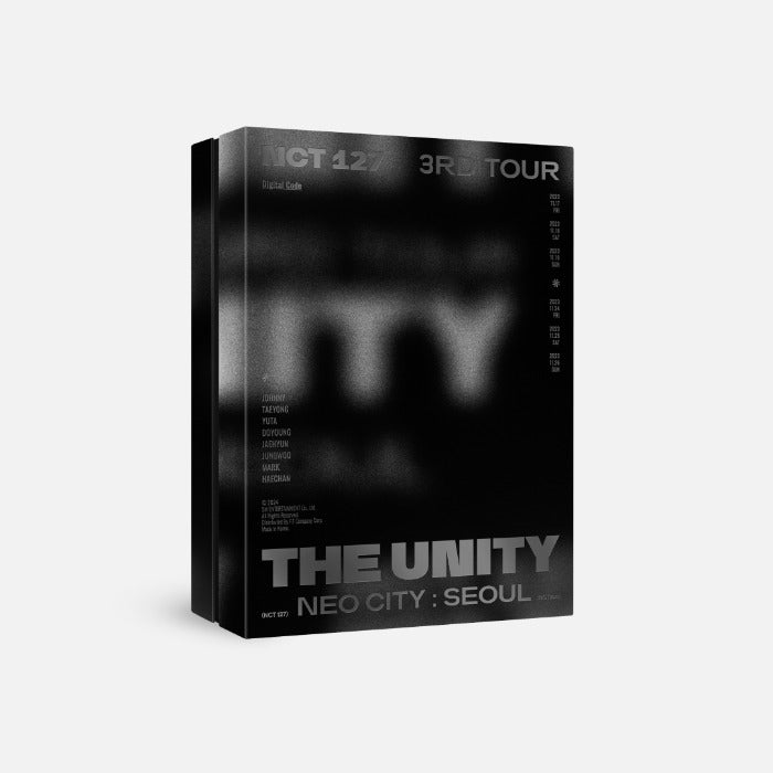 NCT 127 - 3RD TOUR THE UNITY NEO CITY: SEOUL DVD / DIGITAL CODE