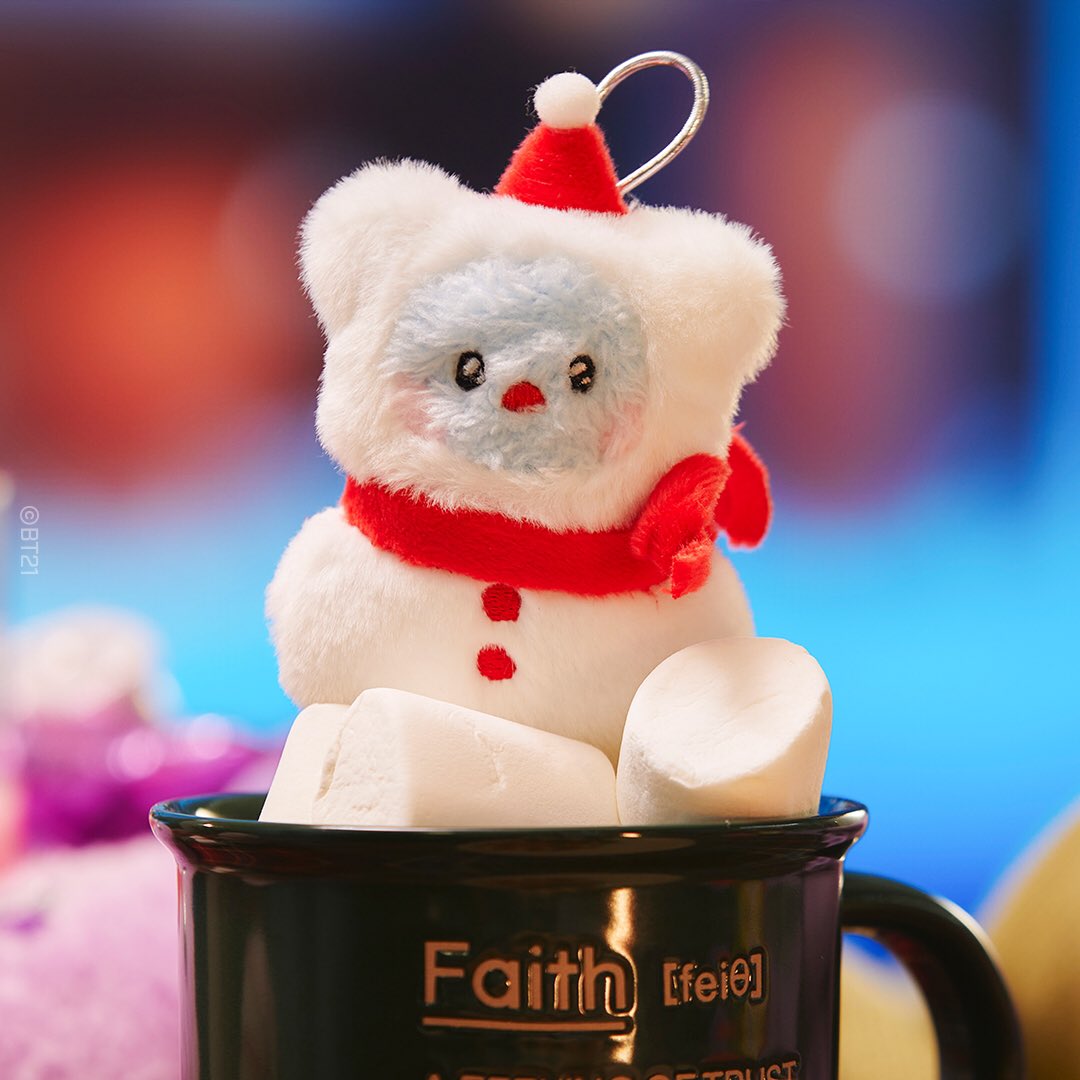 BT21 Mini Minini Official Holiday Plush Ornament