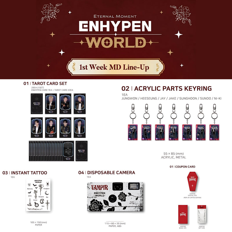 ENHYPEN - ENHYPEN WORLD Pop Up Store Official MD – K-STAR