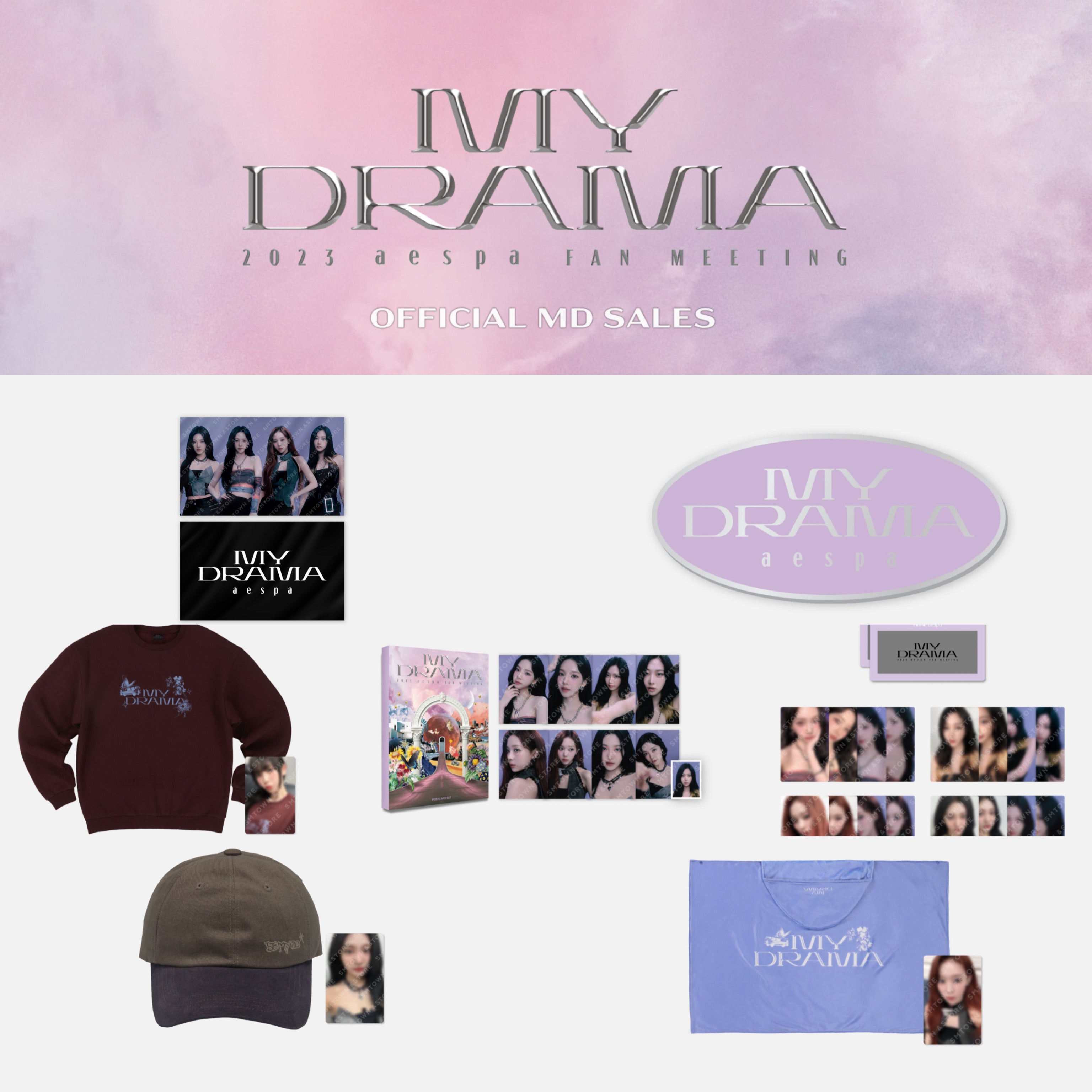 aespa MY DRAMA md スウェット winter トレカ付 aespa 2023 MY DRAMA Fan Meeting Official MD – K-STAR