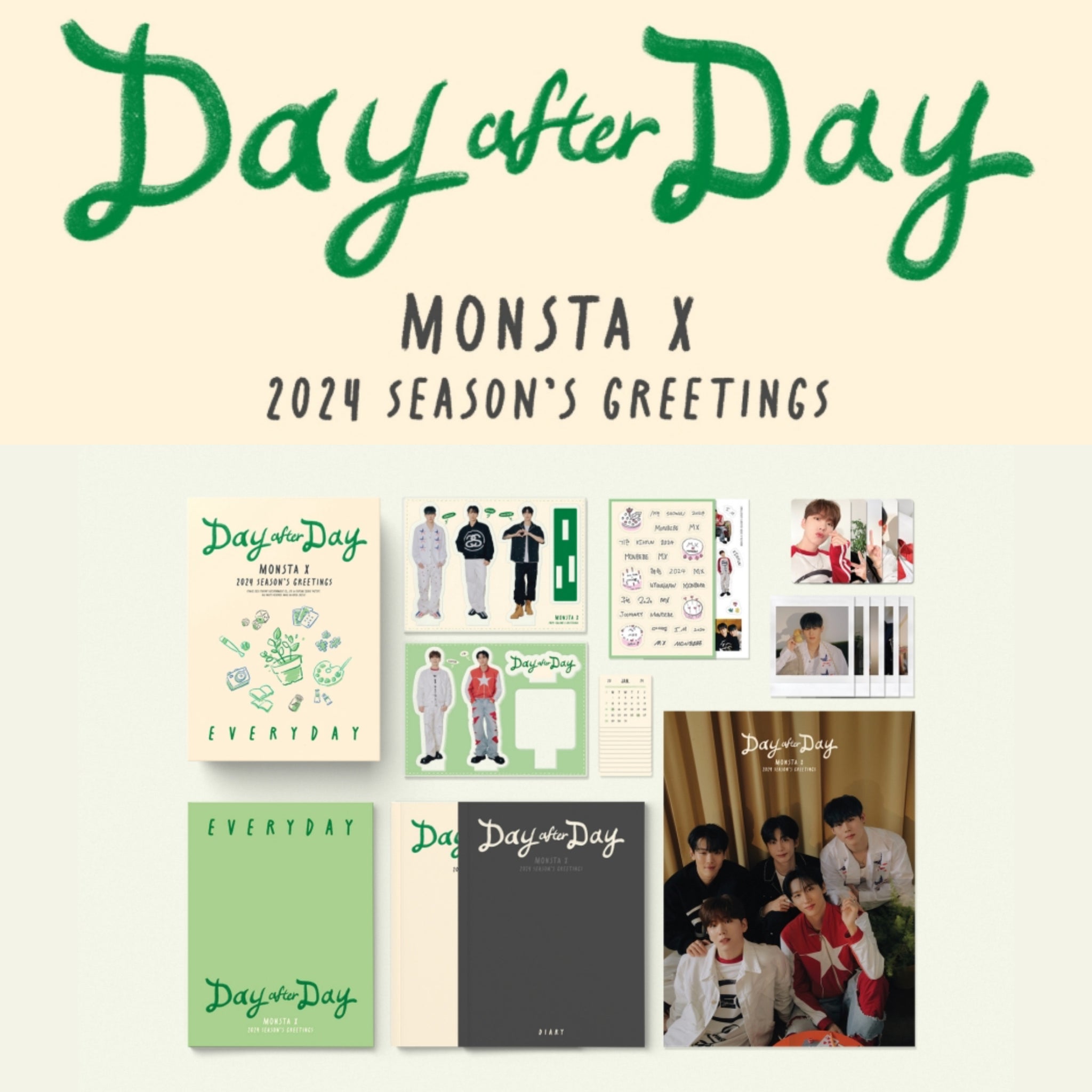 MONSTA X - Day After Day EVERYDAY Version Official 2024 Season's Greet –  K-STAR
