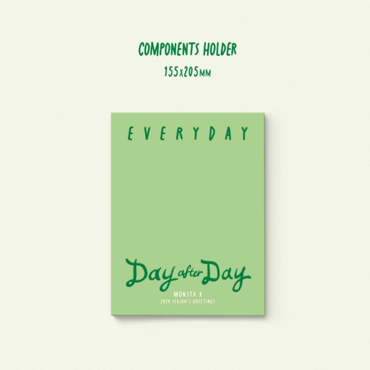 MONSTA X - Day After Day EVERYDAY Version Official 2024 Season's Greetings + POB