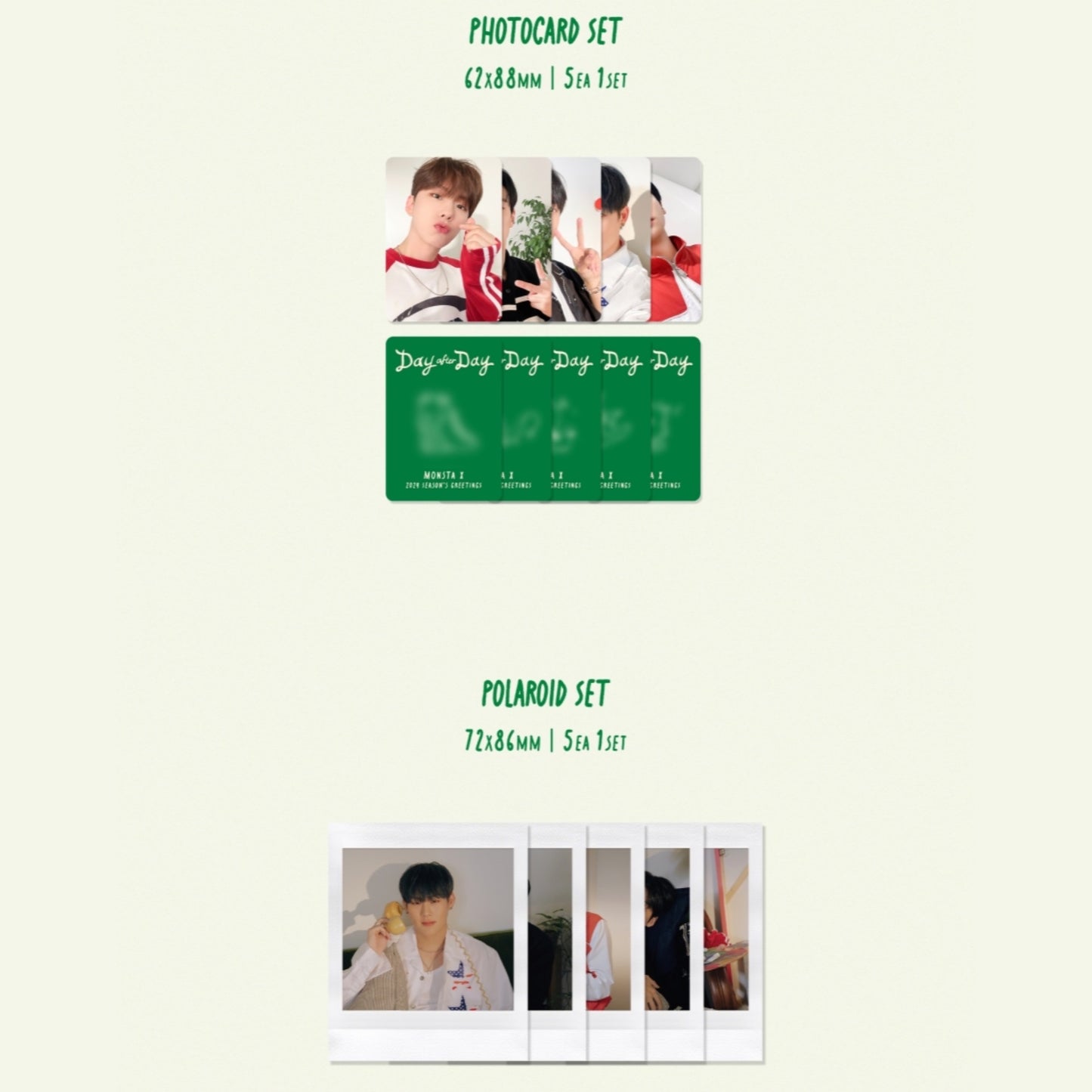 MONSTA X - Day After Day EVERYDAY Version Official 2024 Season's Greetings + POB