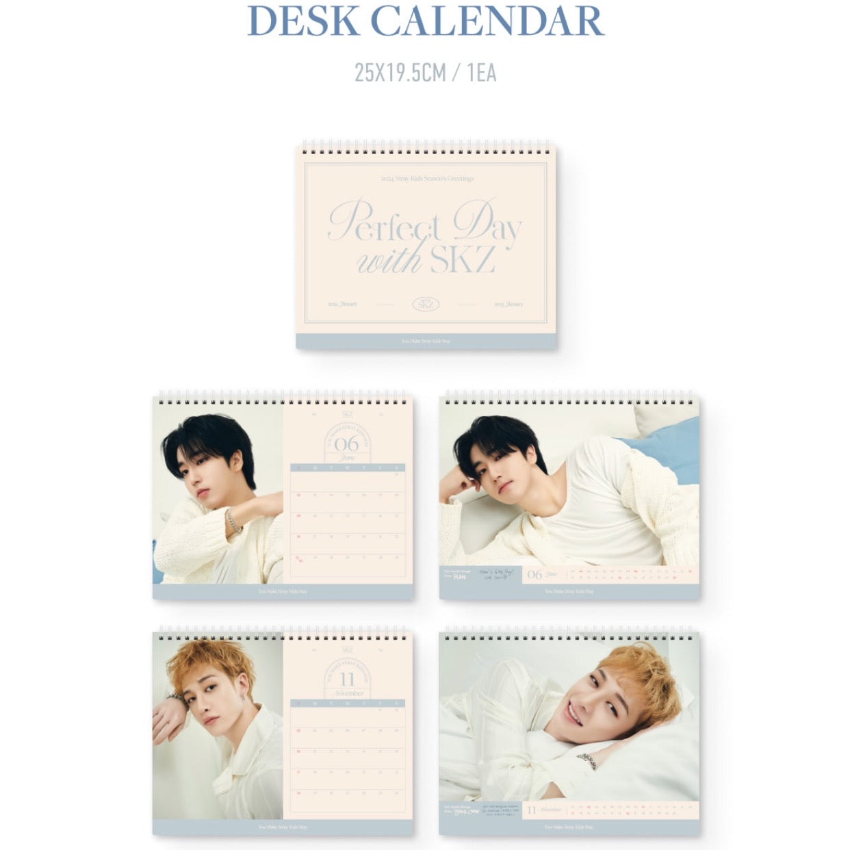 STRAY KIDS - PERFECT DAY WITH SKZ 2024 Official Season's Greetings + POB