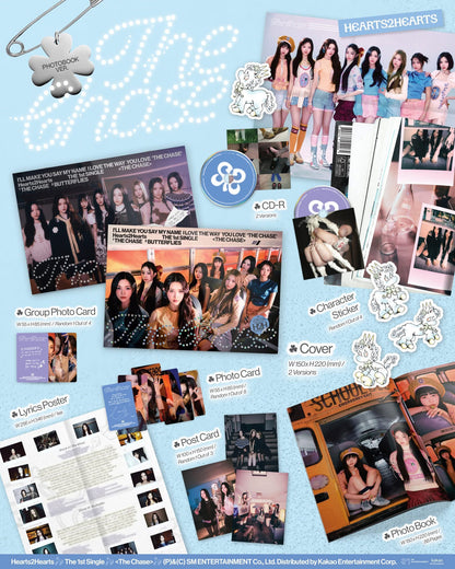 HEARTS2HEARTS - THE CHASE 1st Single Album Photo Book Ver