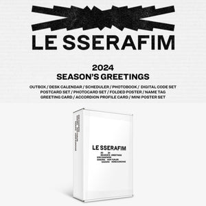 LE SSERAFIM Official 2024 Season's Greetings + POB