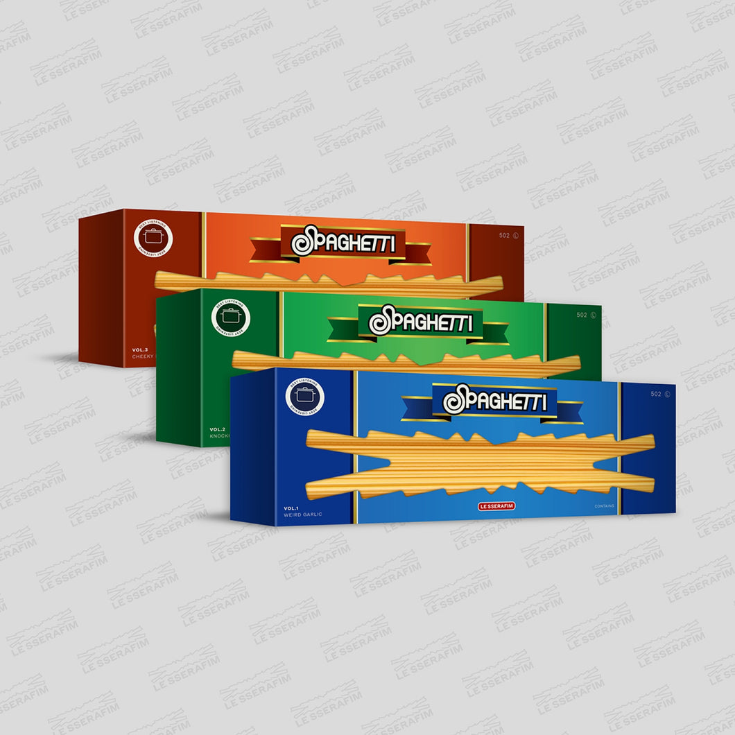 LE SSERAFIM - SPAGHETTI 1st Single Album