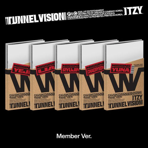 ITZY - TUNNEL VISION 11th Mini Album MEMBER Ver