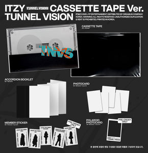 ITZY - TUNNEL VISION 11th Mini Album CASSETTE TAPE Ver