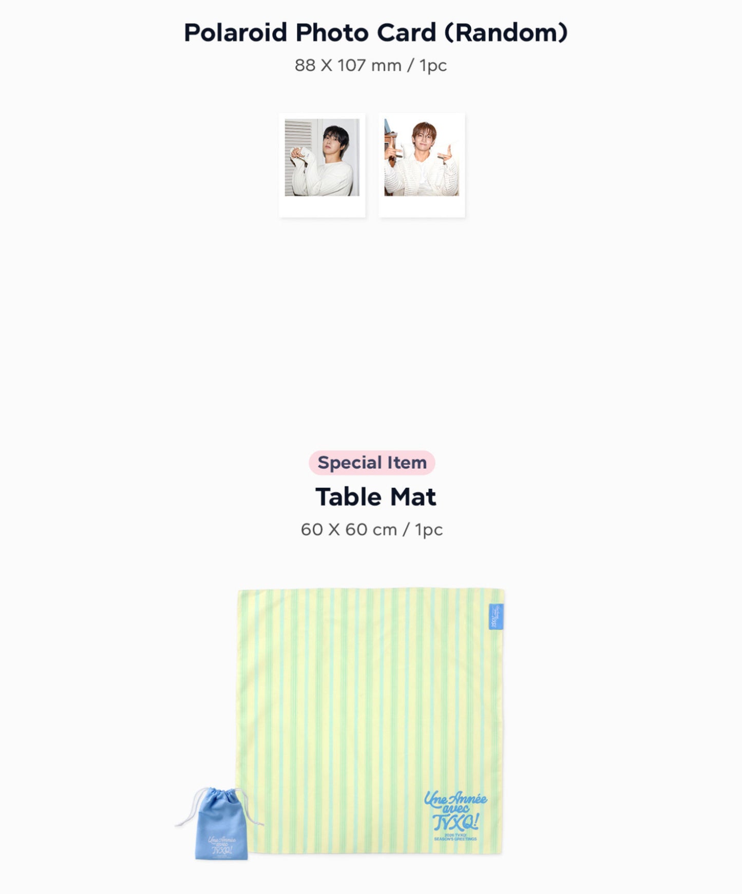 TVXQ! - UNE ANNÉE AVEC 2026 Official Season’s Greetings