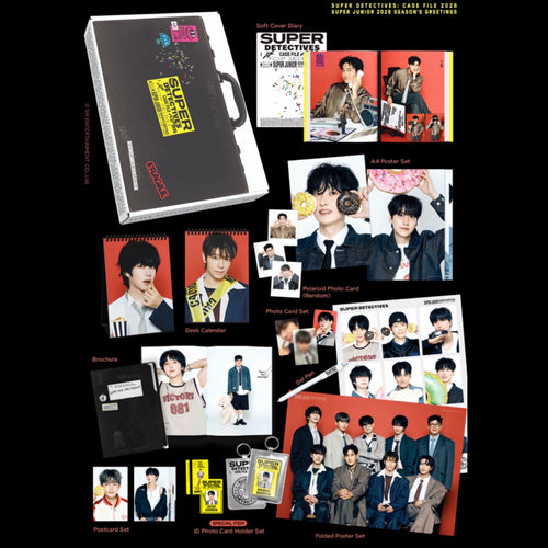 SUPER JUNIOR - SUPER DETECTIVES 2026 Official Season’s Greetings + SM POB
