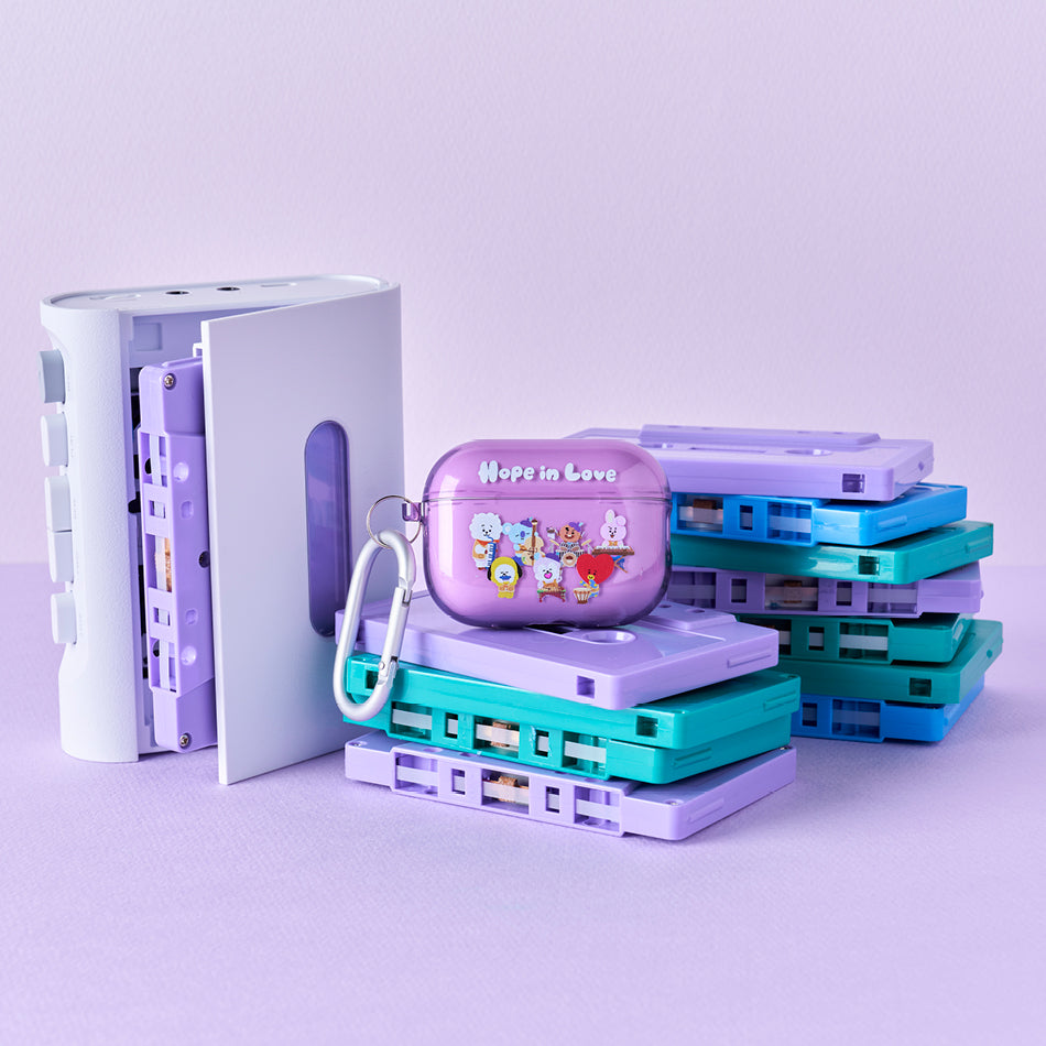 BT21 Hope in Love Official Airpods Pro2 Clear Case