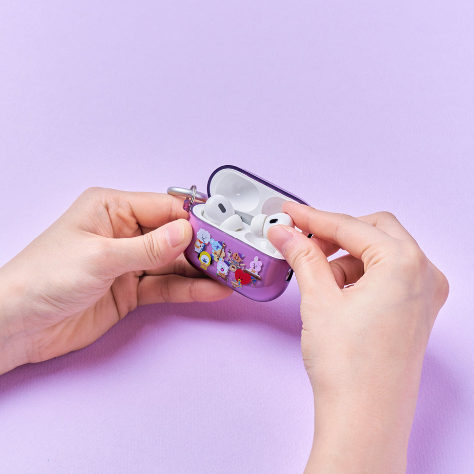 BT21 Hope in Love Official Airpods Pro2 Clear Case