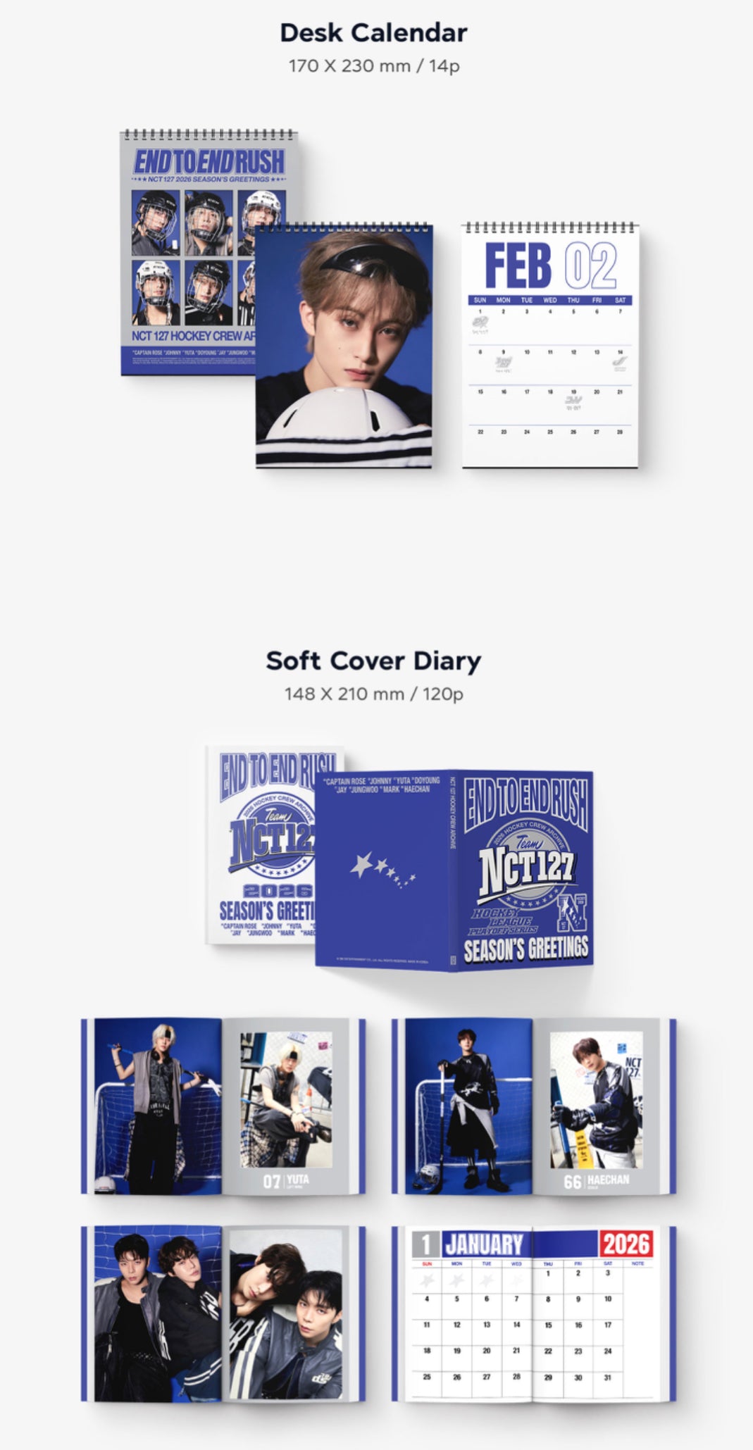 NCT 127 - END TO END RUSH 2026 Official Season's Greetings – K-STAR