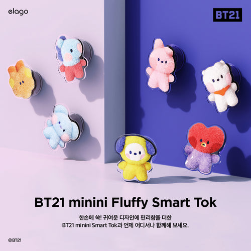 BT21 Minini Official Fluffy Smart Tok
