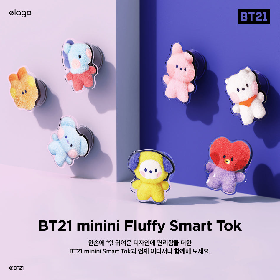 BT21 Minini Official Fluffy Smart Tok