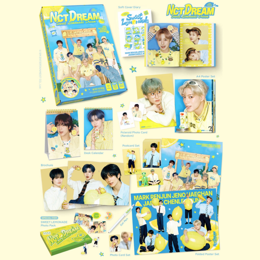 NCT DREAM - SWEET LEMONADE DREAM 2026 Official Season’s Greetings + SM POB