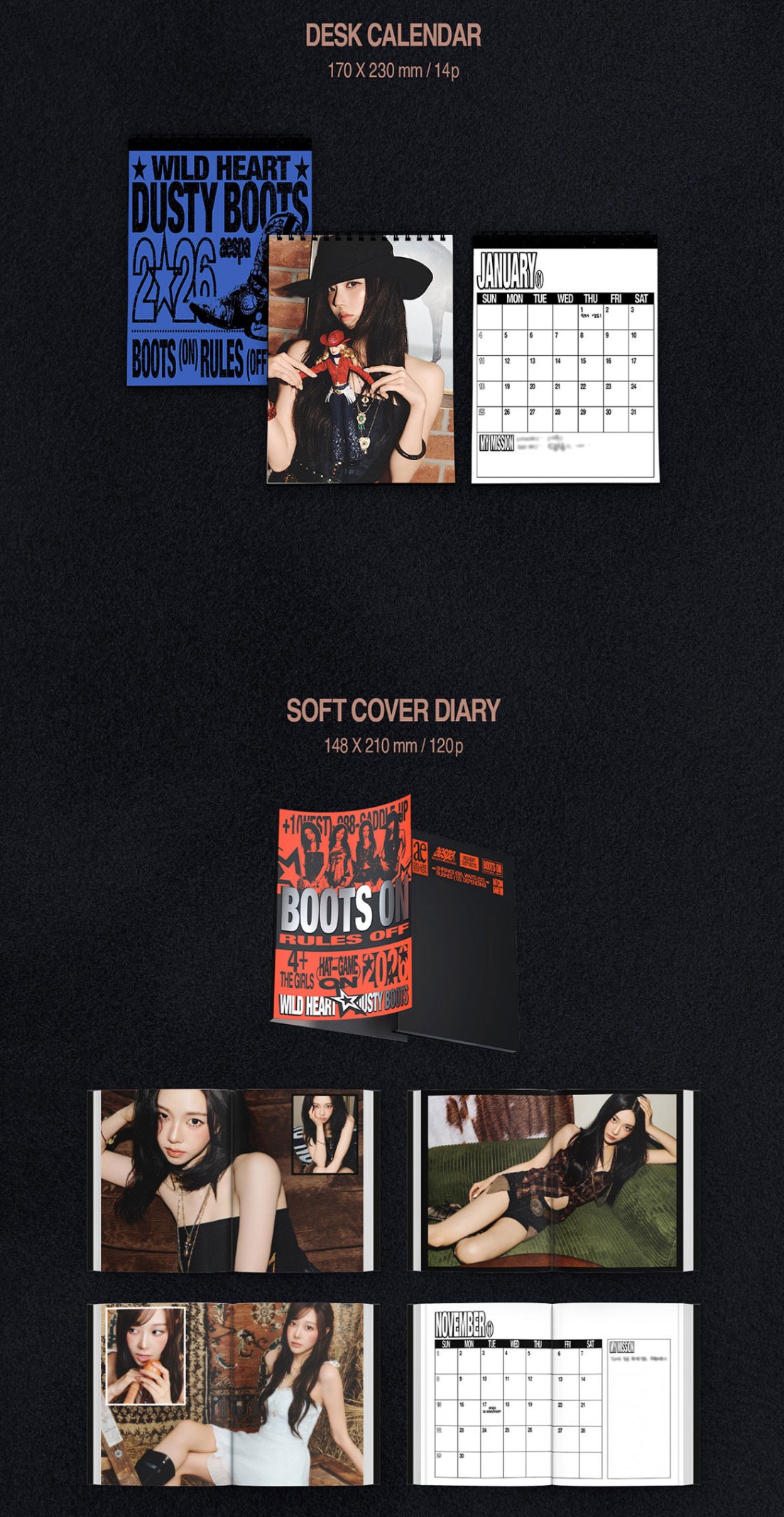 AESPA - WESTERN HORSE 2026 Official Season’s Greetings SPECIAL EDITION