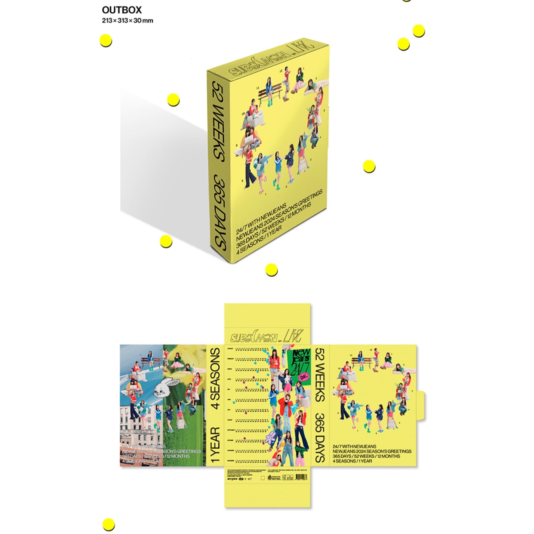 NEWJEANS - 24/7 With NEWJEANS Official 2024 Season's Greetings – K