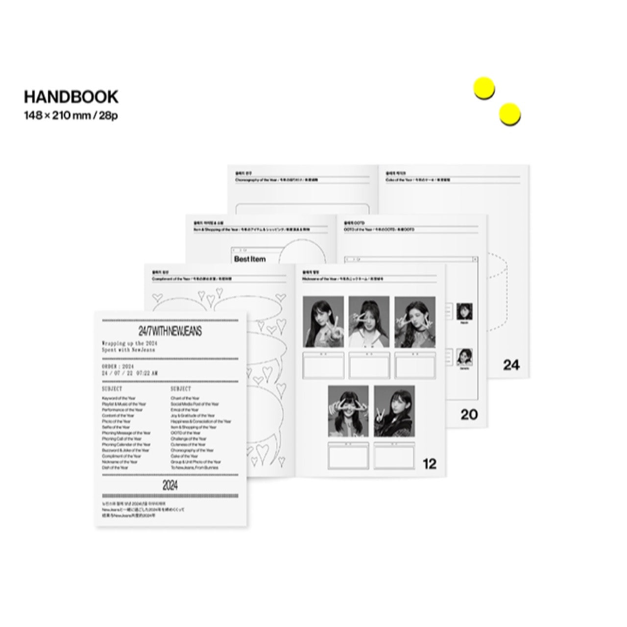 NEWJEANS - 24/7 With NEWJEANS Official 2024 Season's Greetings – K