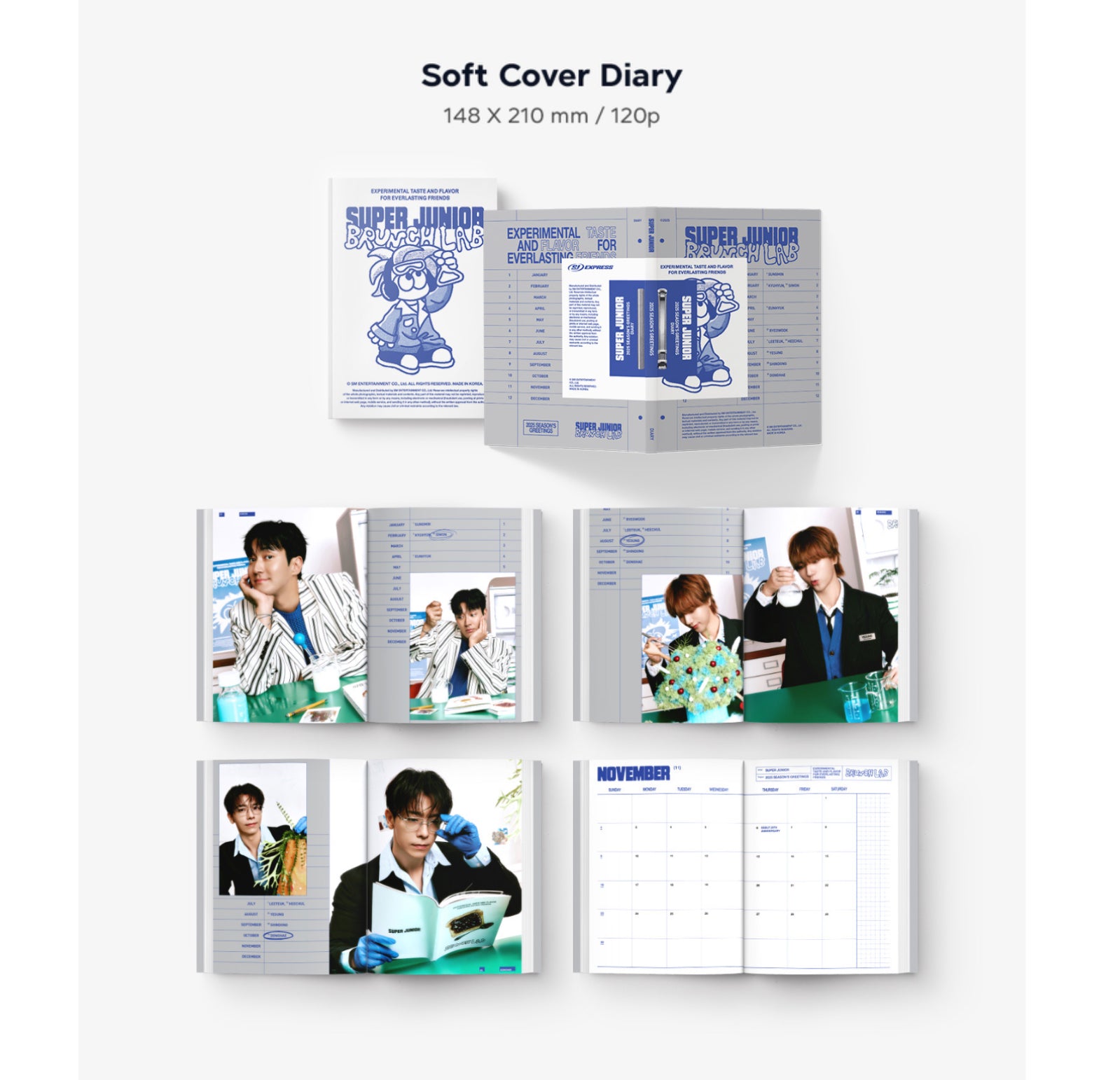 SUPER JUNIOR - BRUNCH LAB 2025 Official Season's Greetings + POB