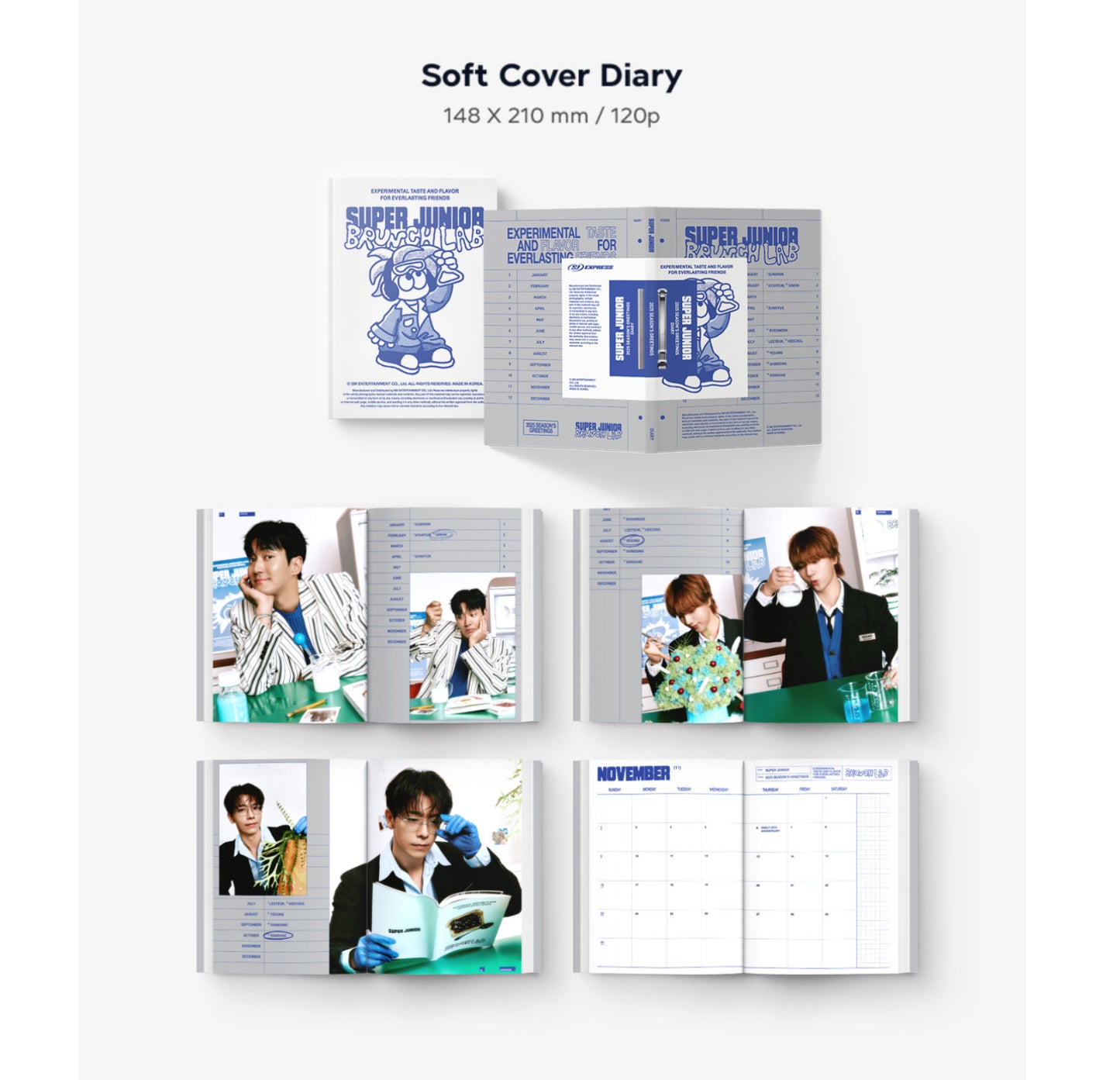 SUPER JUNIOR - BRUNCH LAB 2025 Official Season's Greetings + POB