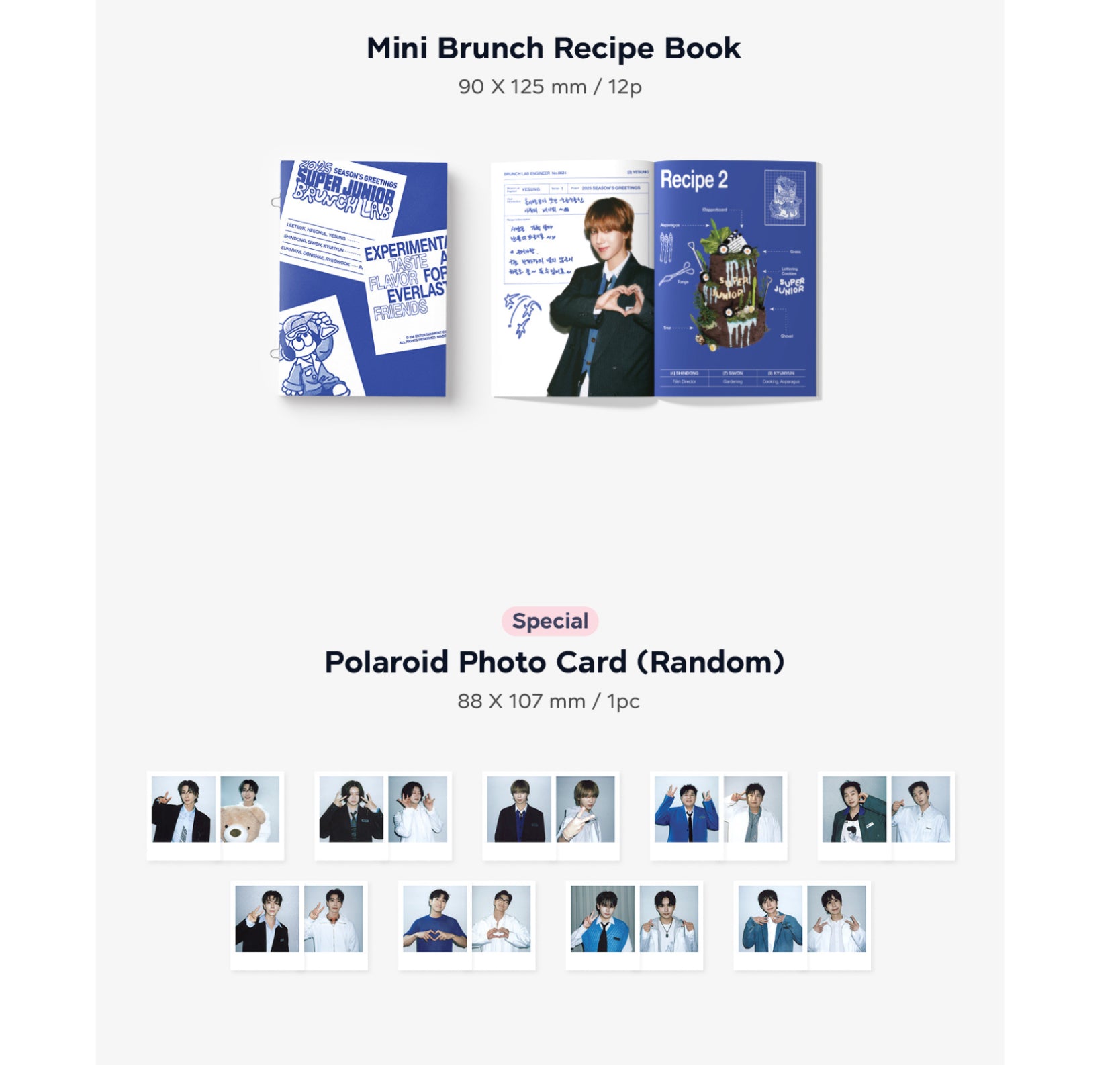 SUPER JUNIOR - BRUNCH LAB 2025 Official Season's Greetings + POB