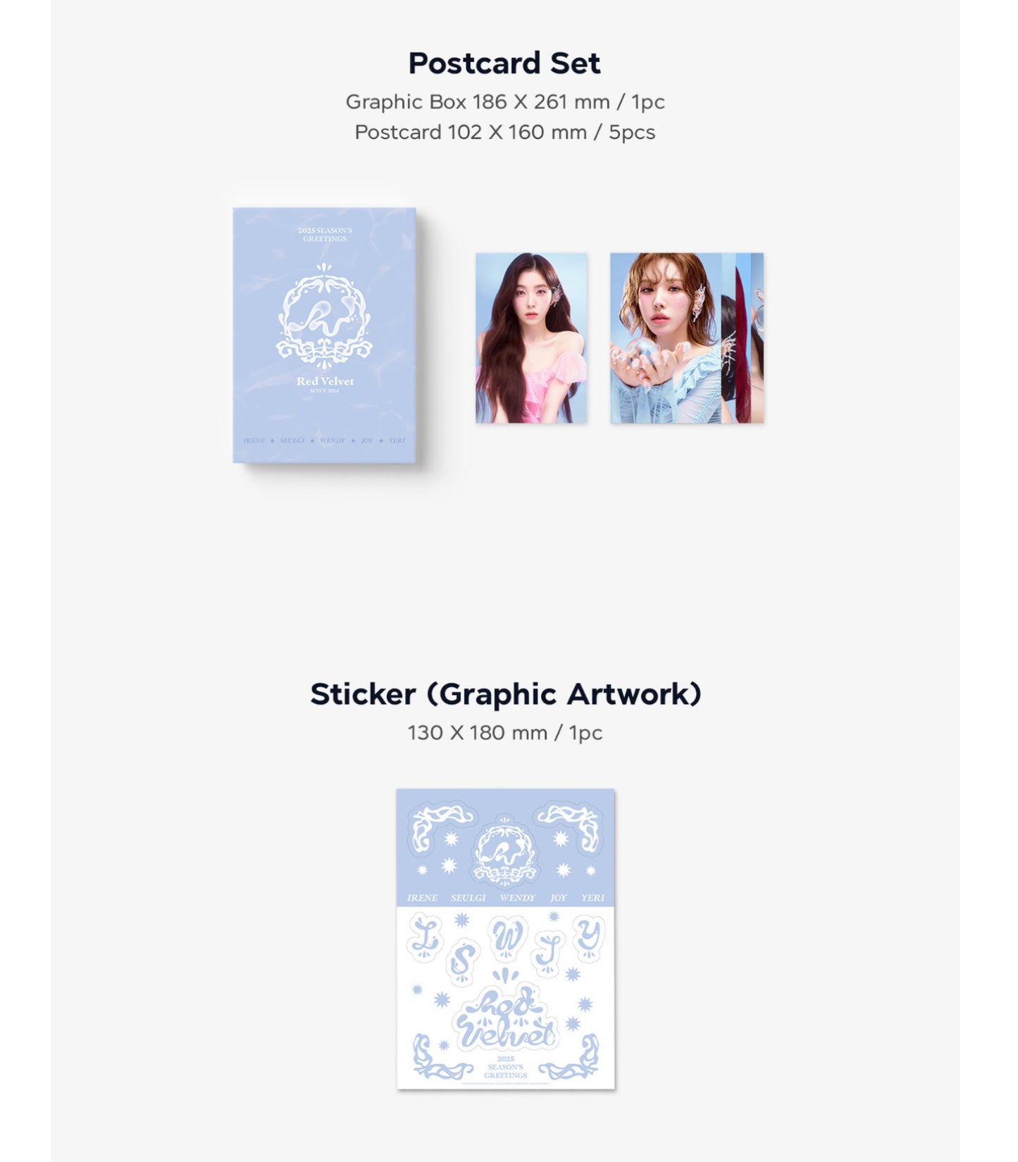 RED VELVET - 2025 Official Season's Greetings + POB