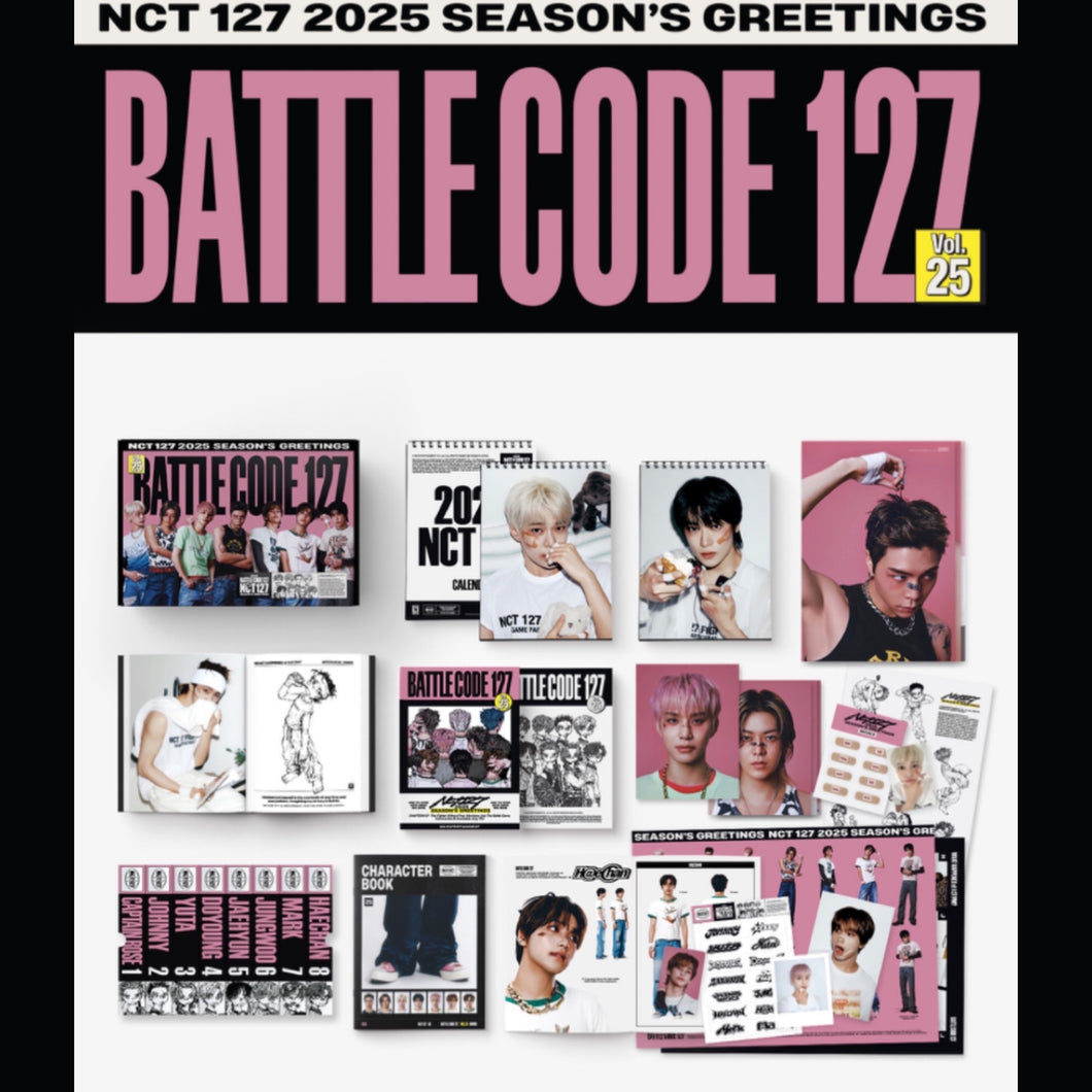 NCT 127  - BATTLE CODE 127 - 2025 Official Season's Greetings + POB