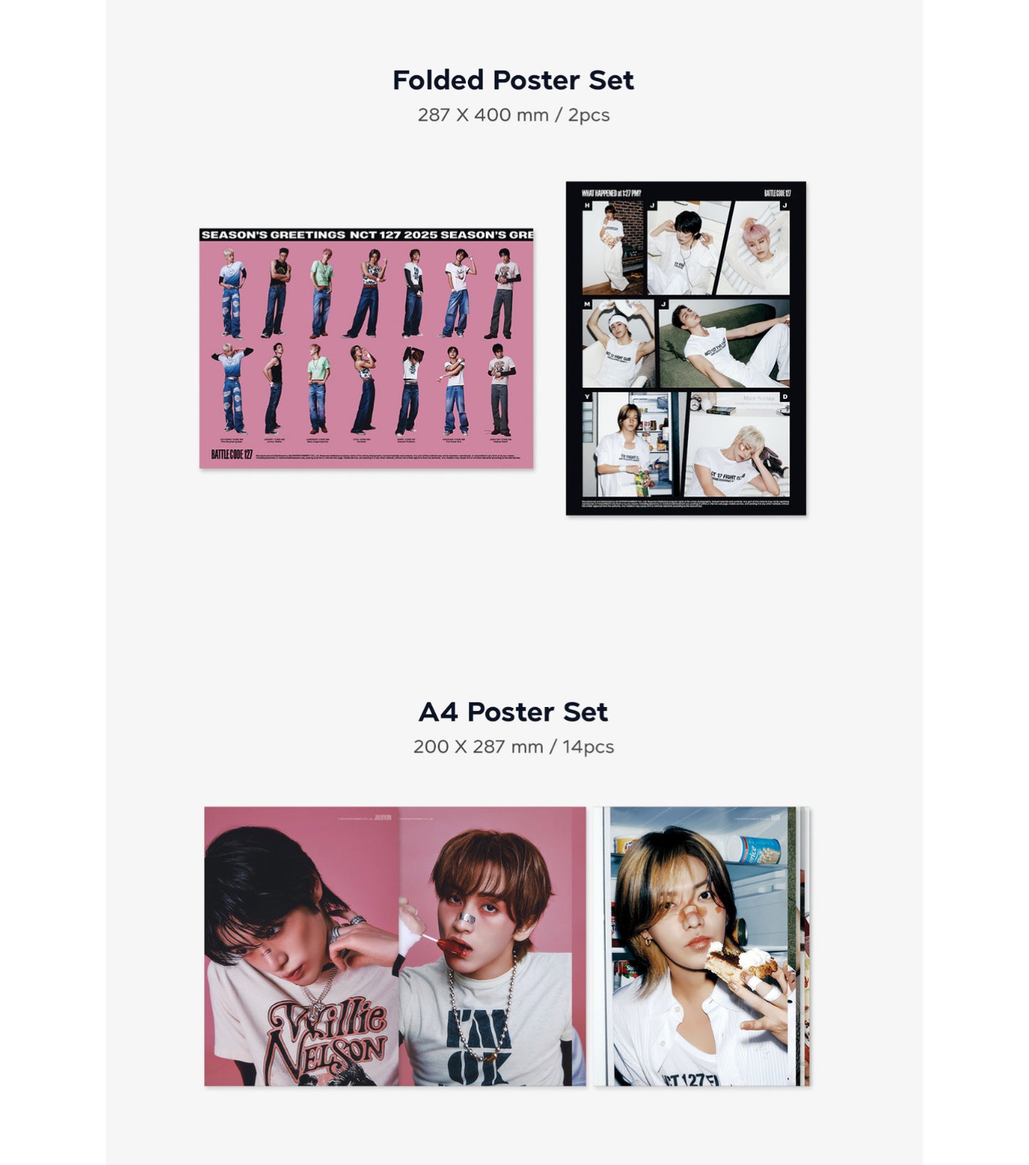 NCT 127  - BATTLE CODE 127 - 2025 Official Season's Greetings + POB