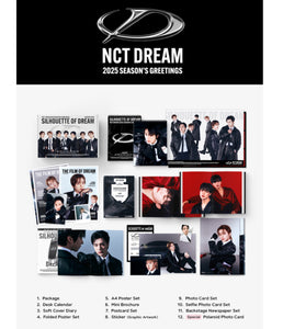 NCT DREAM  - SILHOUETTE OF DREAM 2025 Official Season's Greetings + POB