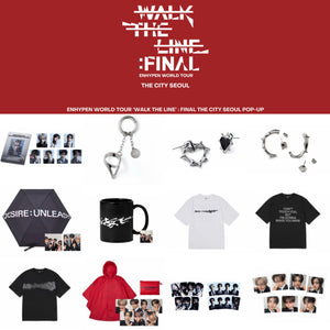 ENHYPEN - WALK THE LINE : FINAL ENHYPEN World Tour The City SEOUL Pop-Up Official MD / DESIRE : UNLEASH