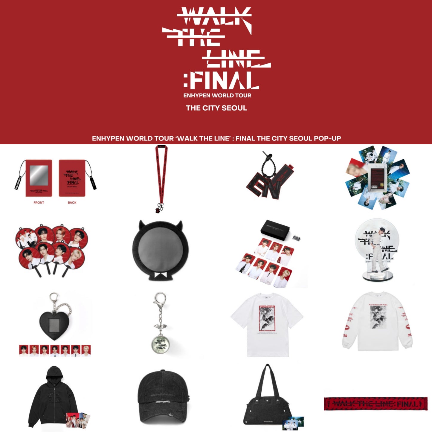 ENHYPEN - WALK THE LINE : FINAL ENHYPEN World Tour The City SEOUL Pop-Up Official MD