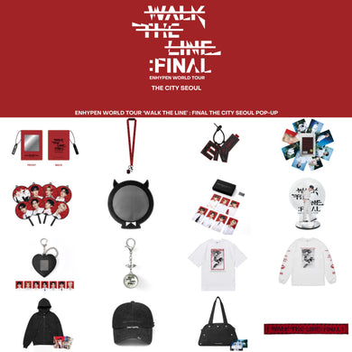 ENHYPEN - WALK THE LINE : FINAL ENHYPEN World Tour The City SEOUL Pop-Up Official MD