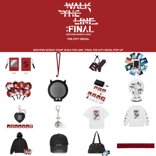 ENHYPEN - WALK THE LINE : FINAL ENHYPEN World Tour The City SEOUL Pop-Up Official MD