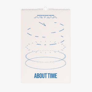 SEVENTEEN - ABOUT TIME Official 2024 Season's Greetings Wall Calendar