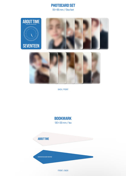 SEVENTEEN - ABOUT TIME Official 2024 Season's Greetings Wall Calendar