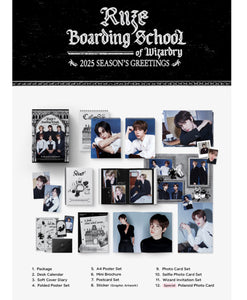 RIIZE - Boarding School of Wizardry 2025 Official Season's Greetings + POB