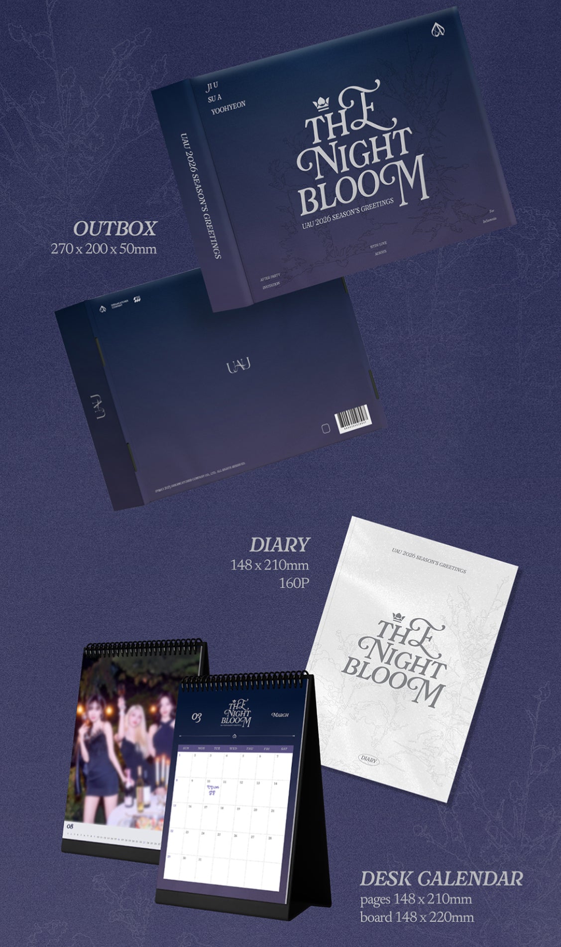 DREAMCATCHER UAU - THE NIGHT BLOOM 2026 Official Season’s Greetings