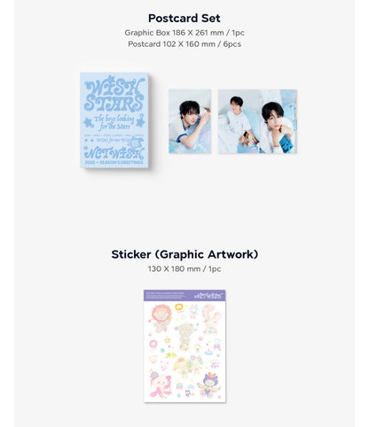 NCT WISH - WISH STARS 2025 Official Season's Greetings + POB
