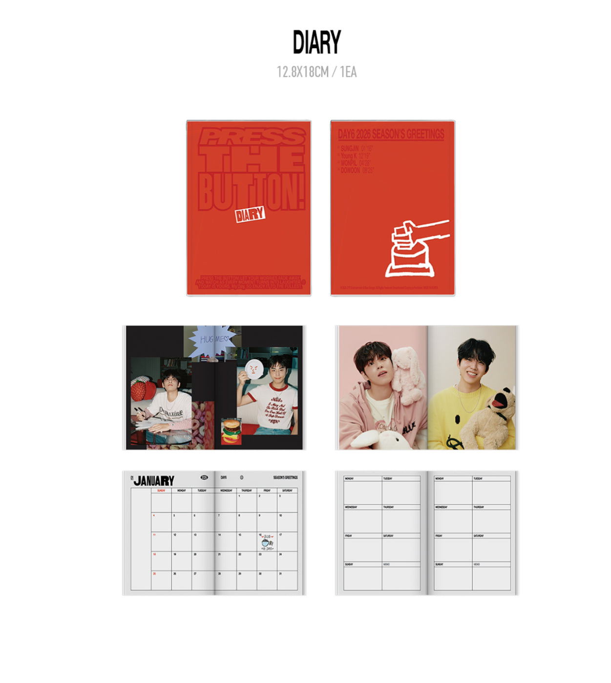 DAY6 - PRESS THE BUTTON 2026 Official Season’s Greetings