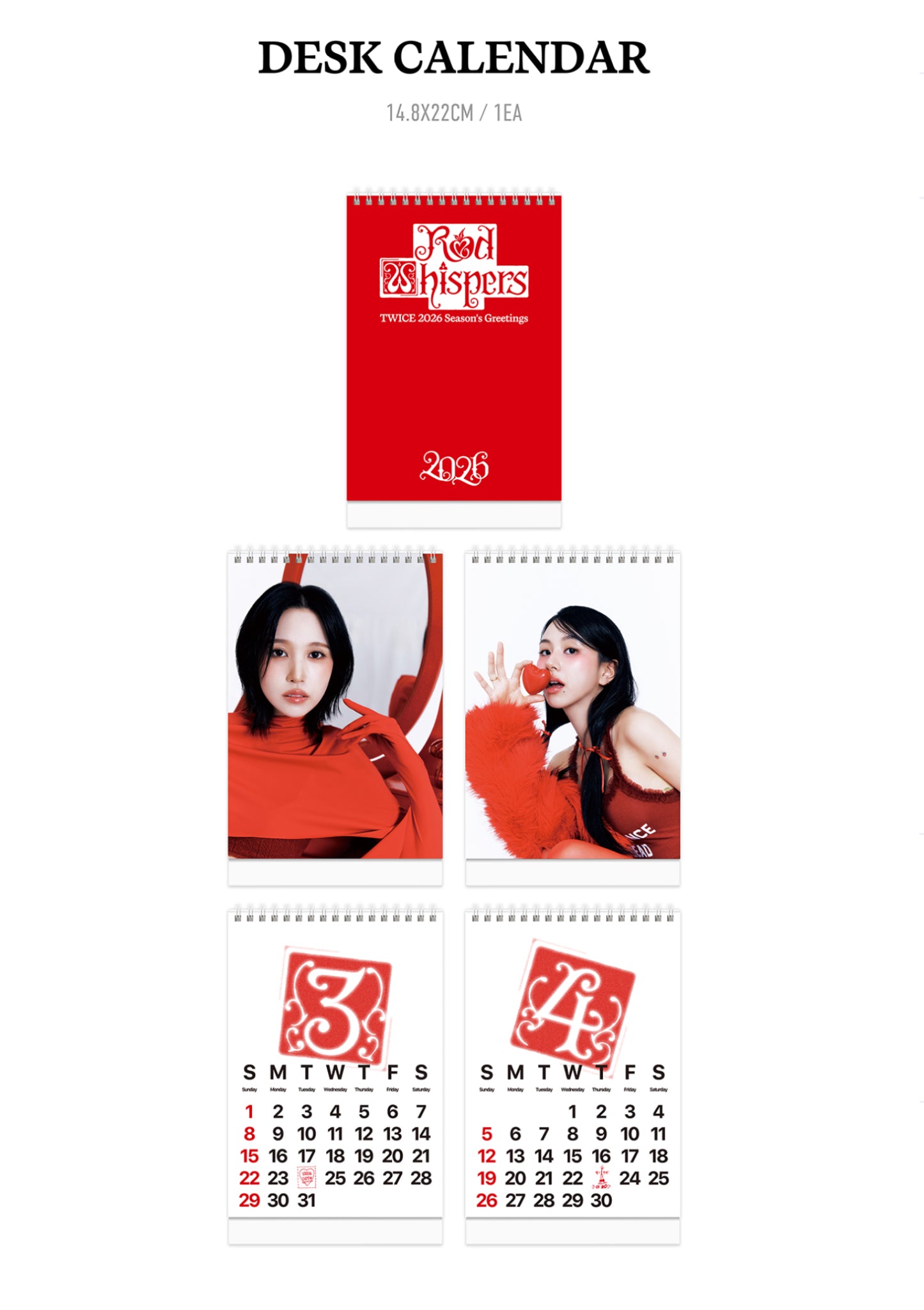 TWICE - RED WHISPERS 2026 Official Season's Greetings – K-STAR