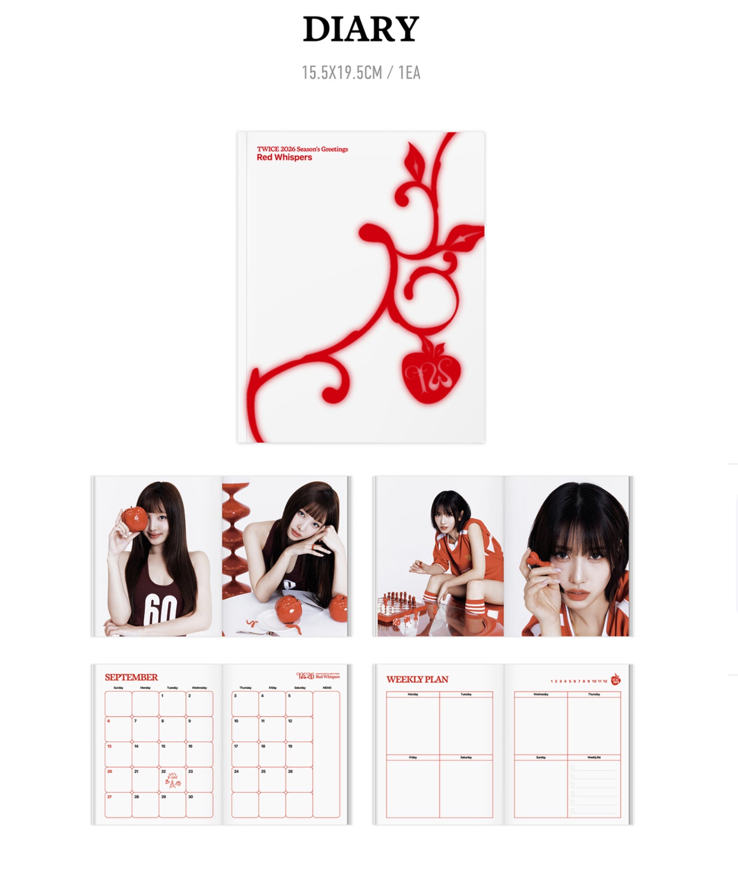 TWICE - RED WHISPERS 2026 Official Season’s Greetings