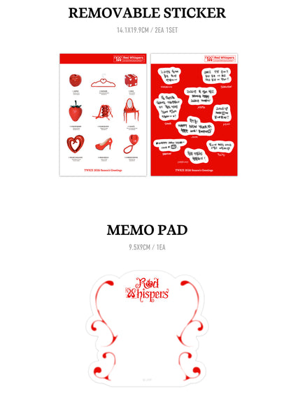 TWICE - RED WHISPERS 2026 Official Season’s Greetings