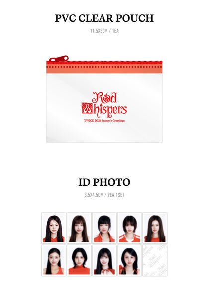 TWICE - RED WHISPERS 2026 Official Season’s Greetings
