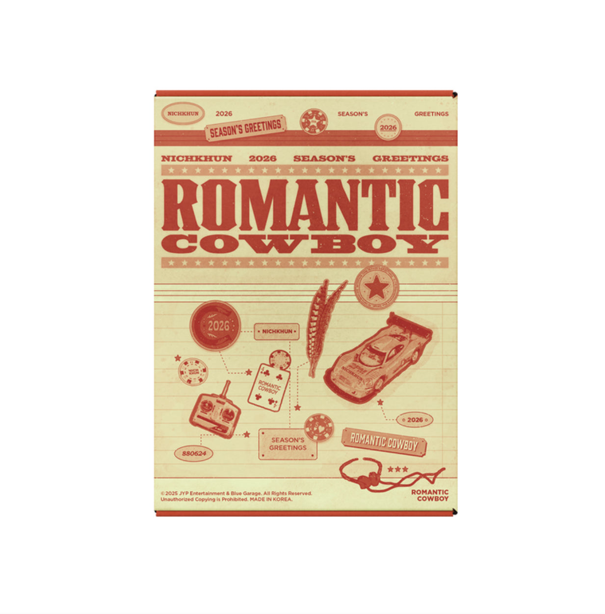 2PM NICHKHUN - ROMANTIC COWBOY 2026 Official Season’s Greetings
